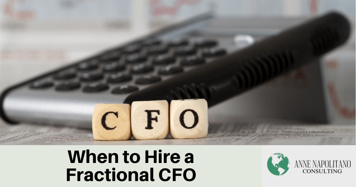 when to hire a fractional CFO