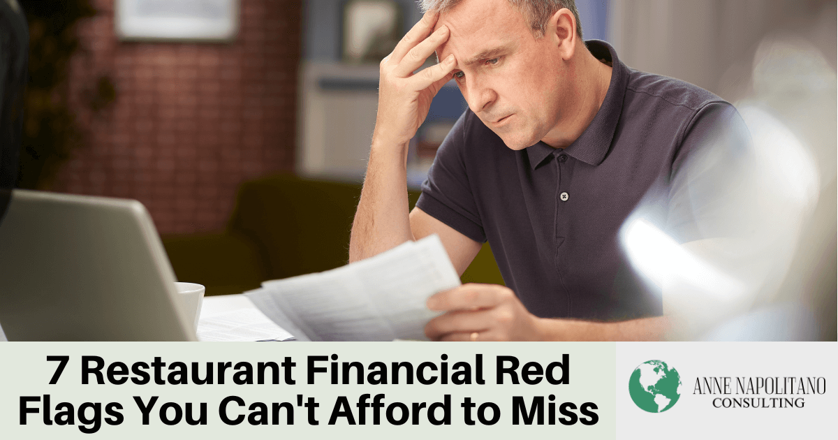 restaurant financial red flags